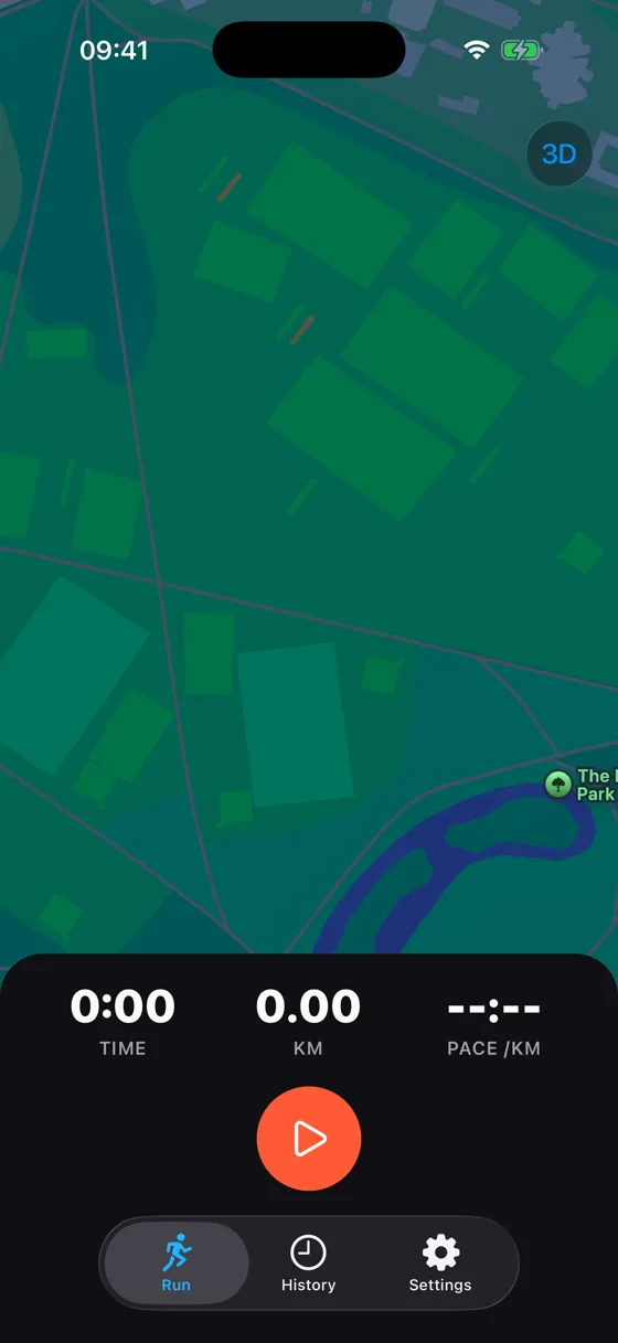 Runs, Run, iOS, dark